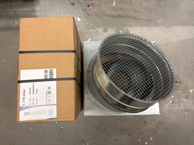 1600255-1 Ventilationsenhet med filter och tillbehör - Systemair FGR 400 EU3