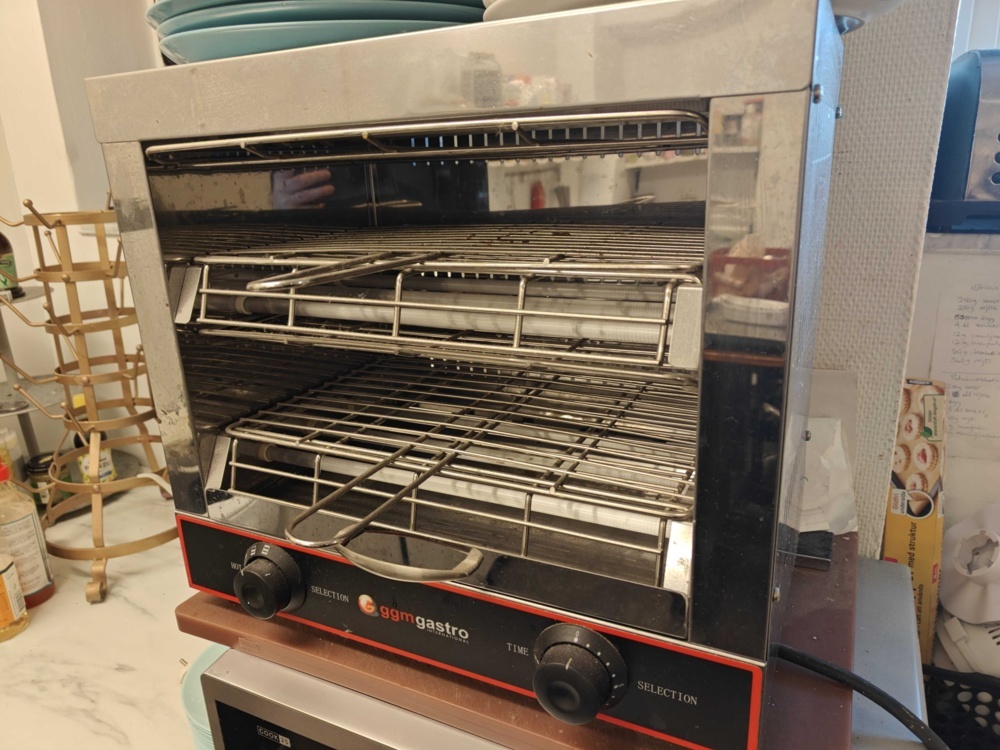 1564946-1 GGMGastro SMK3000 Salamandergrill/grillbrödrost