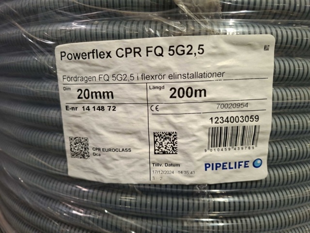 1603791-4 Powerflex CPR FQ 5G2.5 20mm, 200m