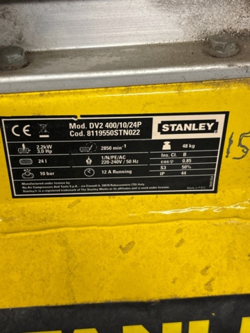 1600296-3 Luftkompressor - Stanley DV2 400/10/24P
