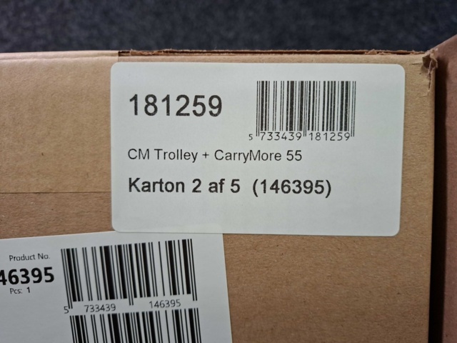 1603826-4 Transportsystem Raaco CarryMore Trolley + CarryMore 55