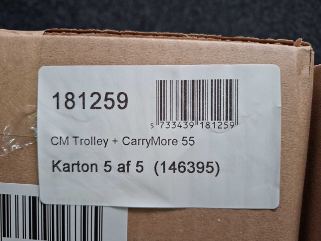1603826-7 Transportsystem Raaco CarryMore Trolley + CarryMore 55