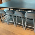 1548296-7 Barbord 2 st med 8 st barstolar