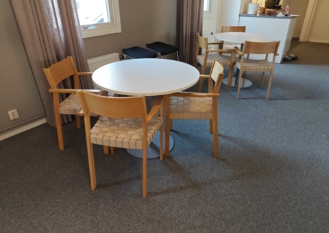 Tables and chairs