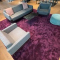 1548298-18 Loungemöblemang med soffa, fåtöljer, soffbord, sittpuff och matta - Coalesse
