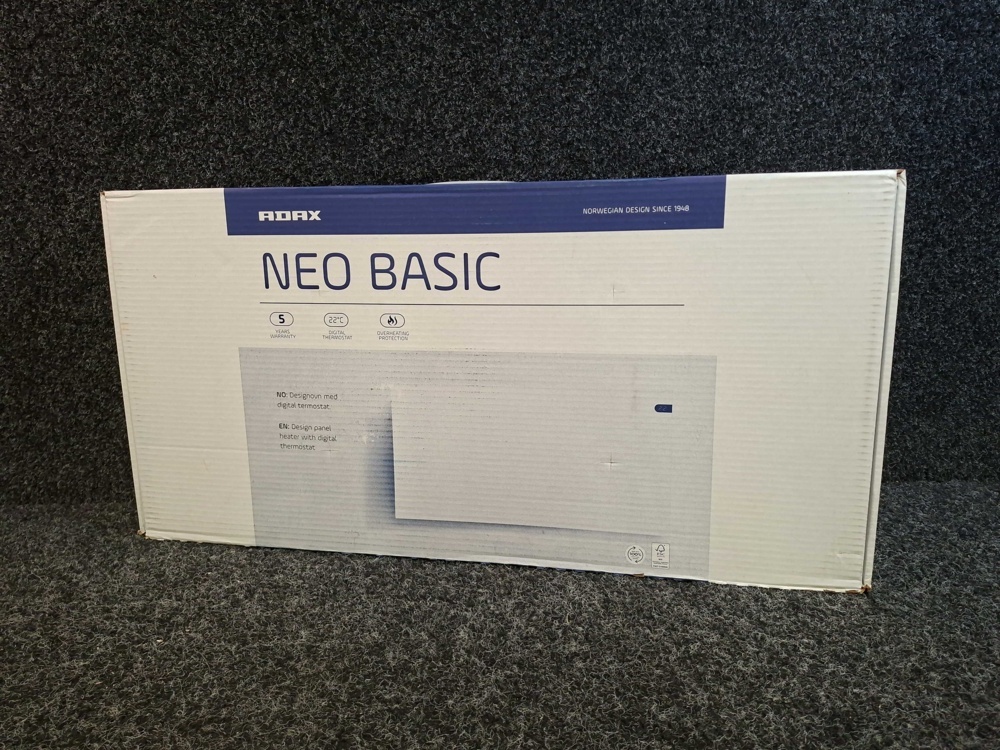 1603972-2 Panel element Adax Neo Basic 1000W (white)