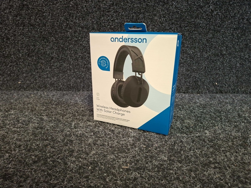 1603974-2 Wireless headphones Andersson BHH-W200, Over-Ear (black)