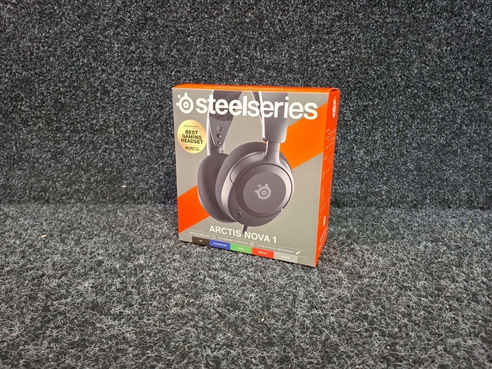1603978-2 Gaming headset Steelseries Arctis Nova 1 (black)