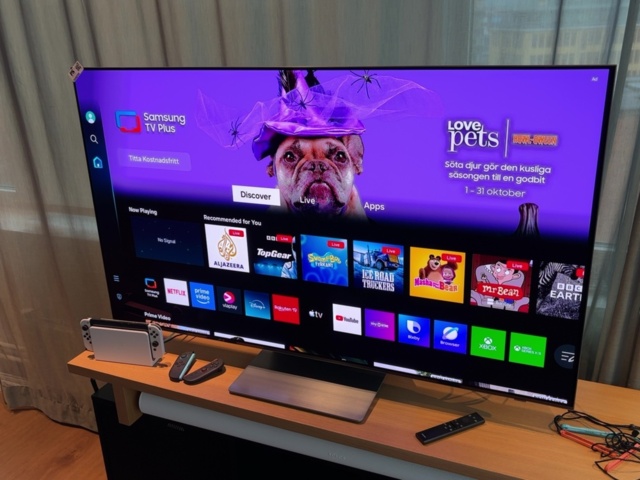 1548299-2 Smart-TV 55", soundbar 'Sonos Arc', Nintendo Switch och mediamöbel