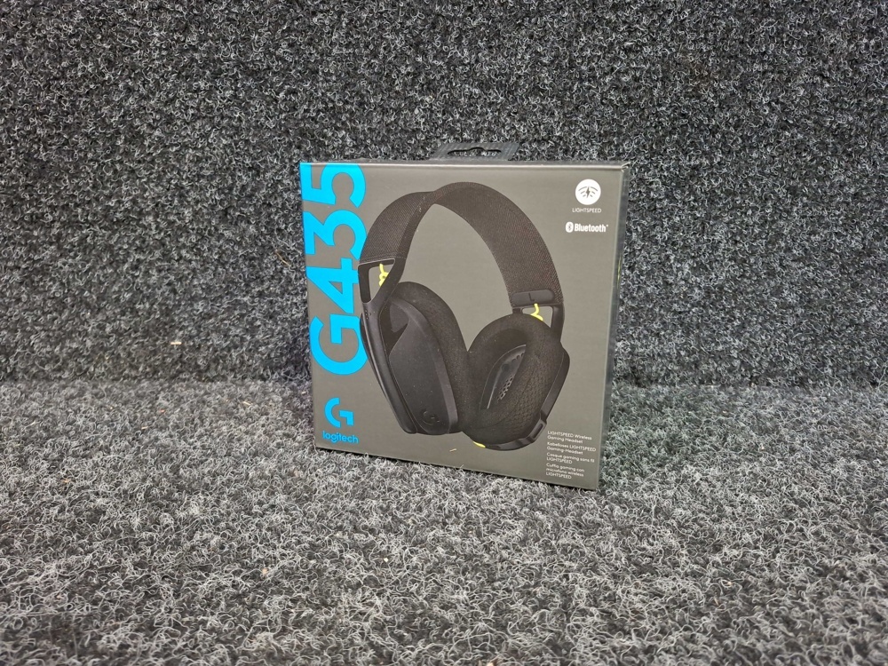 1603981-2 Logitech G435 LIGHTSPEED Wireless Gaming Headset (Black)