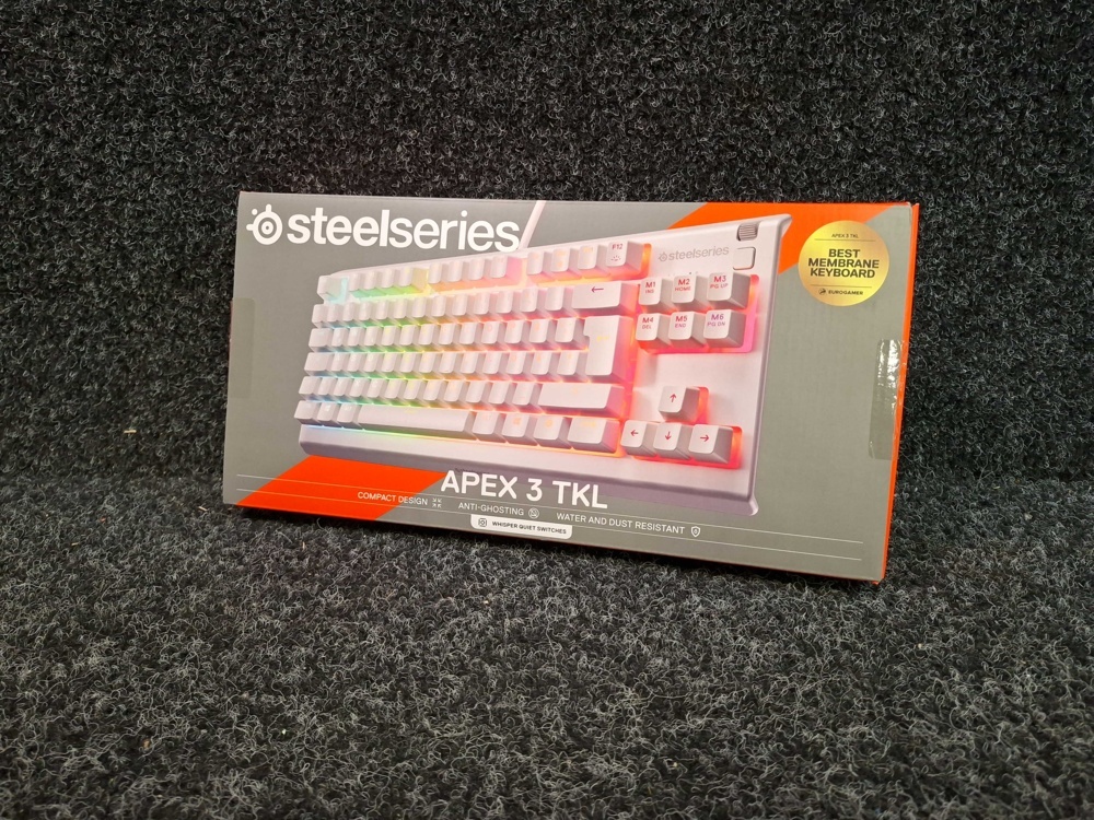 1603982-2 Gaming keyboard SteelSeries Apex 3 TKL (white)