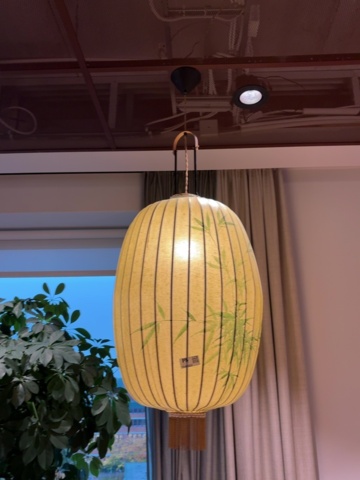 1548302-2 Pendellampa - HK Living 'Bambu'