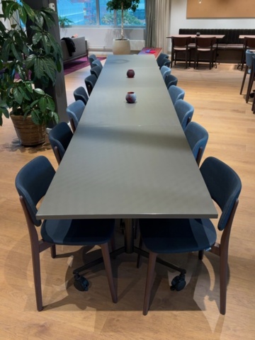 1548304-10 Mobila länkbara bord 4 st, stolar 16st - deNonna m.fl