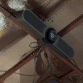 1548310-15 Laserprojektor med motordriven projektorduk och konferensutrustning - Panasonic / Logitech