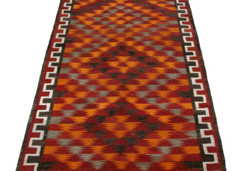 Hand-knotted Afghan rug - Kilim, 150 x 370 cm