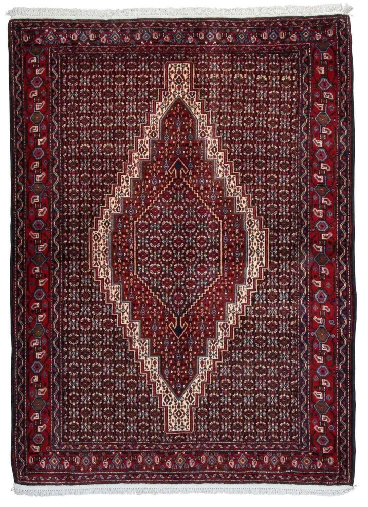 1603997-1 Hand-knotted Persian double-woven rug - Senneh, 125 x 168 cm