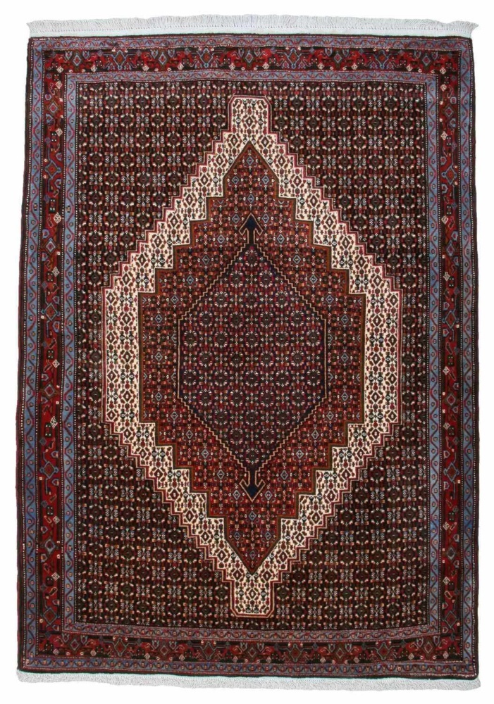1603998-1 Hand-knotted Persian double-woven rug - Senneh, 125 x 179 cm