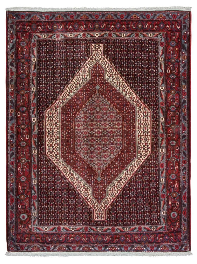 1604001-1 Hand-knotted Persian double-woven rug - Senneh, 127 x 164 cm
