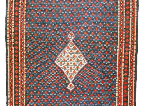 Hand-knotted Persian rug - Bidjar Kilim, 146 x 282 cm