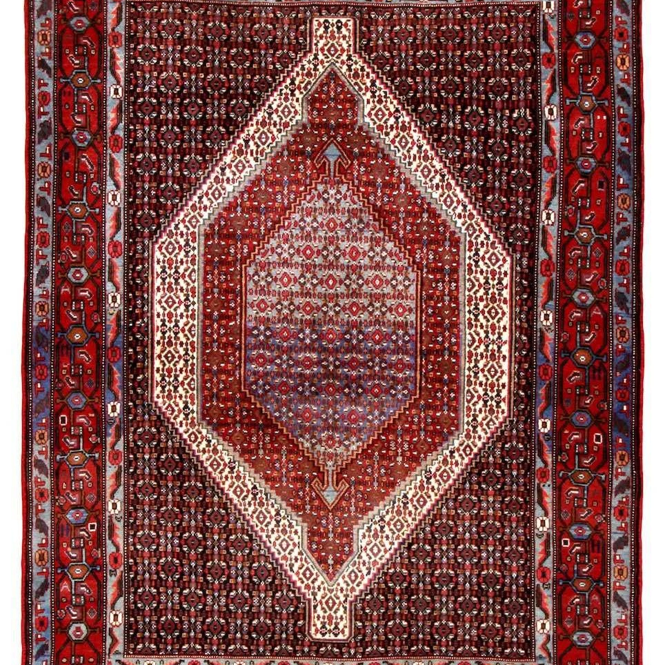1604011-1 Hand-knotted Persian rug - Senneh, 126 x 166 cm