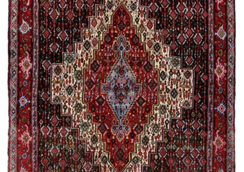 Hand-knotted Persian rug - Senneh, 135 x 175 cm