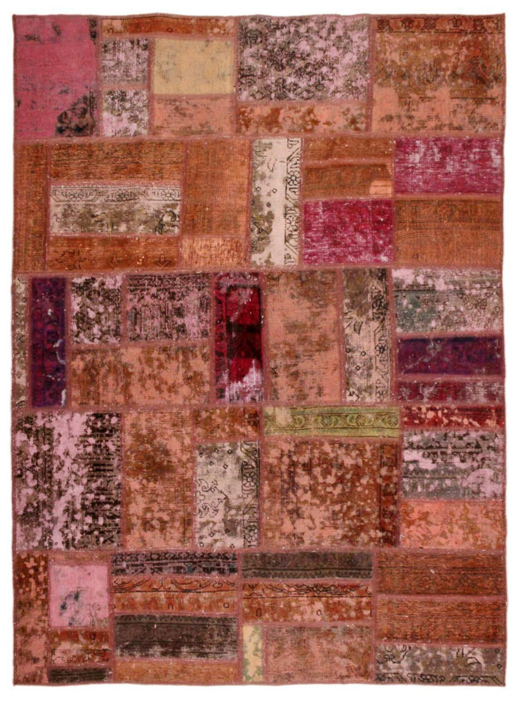 1604019-1 Hand-knotted Persian patchwork rug, 174 x 237 cm