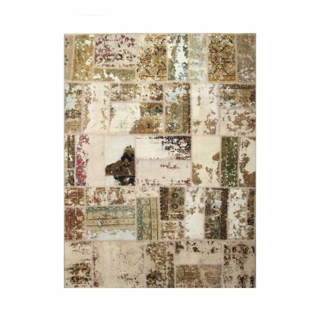 1604028-1 Hand-knotted Persian patchwork rug - Wool/yarn, 165 x 218 cm