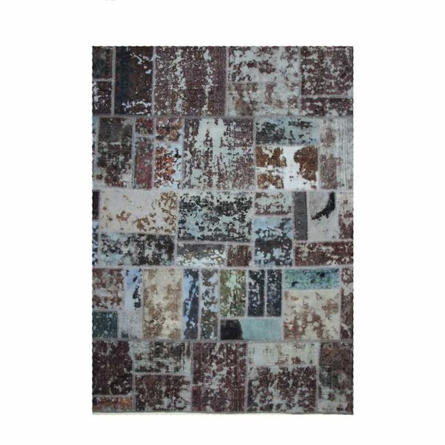 1604031-1 Hand-knotted Persian patchwork rug - Wool/yarn, 169 x 232 cm