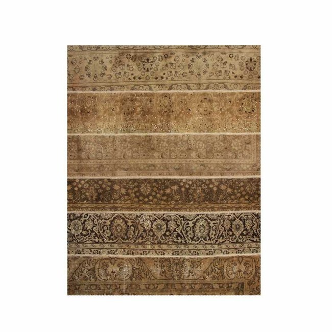 1604033-1 Hand-knotted Persian patchwork rug - Wool/yarn, 170 x 218 cm