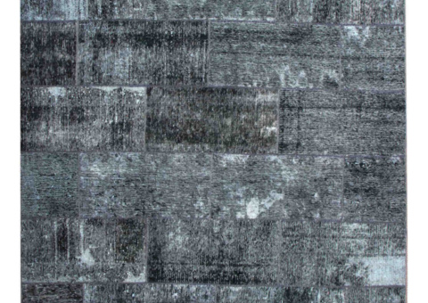 Hand-knotted Persian patchwork rug - Wool/yarn, 181 x 243 cm