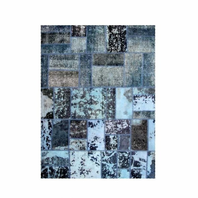 1604051-1 Hand-knotted Persian patchwork rug - Wool/yarn Tabriz, 174 x 231 cm