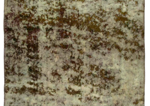 Hand-knotted Persian vintage rug - Cream/brown, 148 x 200 cm