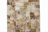 1604073 Handknuten persisk patchworkmatta - Ull/garn, 175 x 233 cm