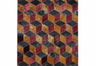 1604074 Handknuten persisk patchworkmatta - Tabriz, 177 x 244 cm
