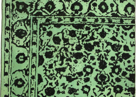 Hand-knotted Persian vintage rug - Tabriz, 154 x 174 cm
