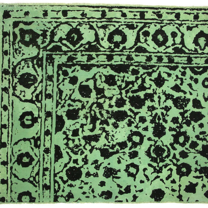 1604076-1 Hand-knotted Persian vintage rug - Tabriz, 154 x 174 cm