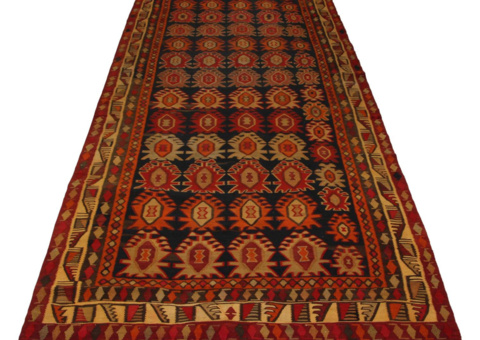 Hand-knotted Russian rug - Kilim, 157 x 400 cm