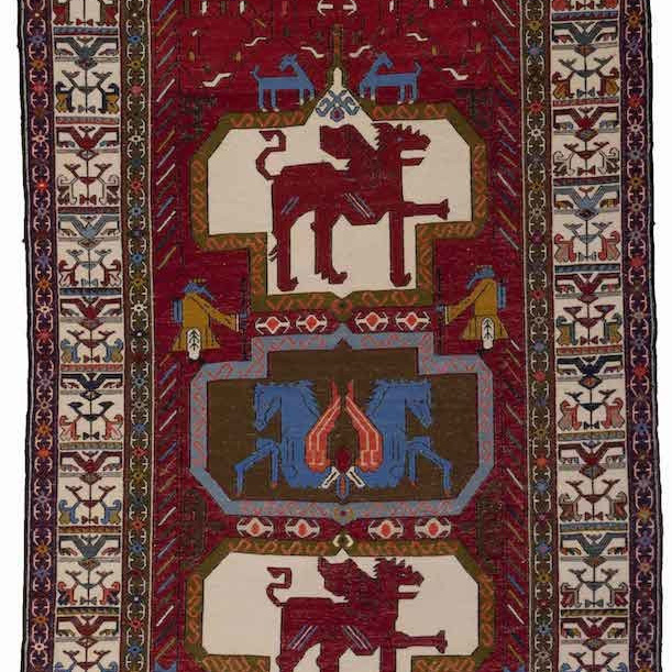 1604079-1 Hand-knotted Persian rug - Ardebil Kilim, 117 x 195 cm