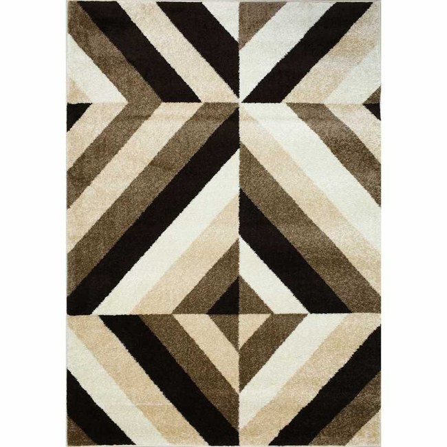 1604093-1 Rug - D-sign, Nova beige/dark brown, 200 x 300 cm