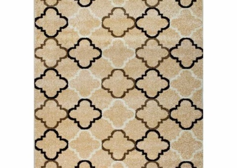 Rug - D-sign, Rainbow Collection Florence beige/dark brown, 200 x 300 cm
