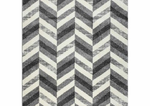 Rug - D-sign, Verona light grey/white, 200 x 300 cm