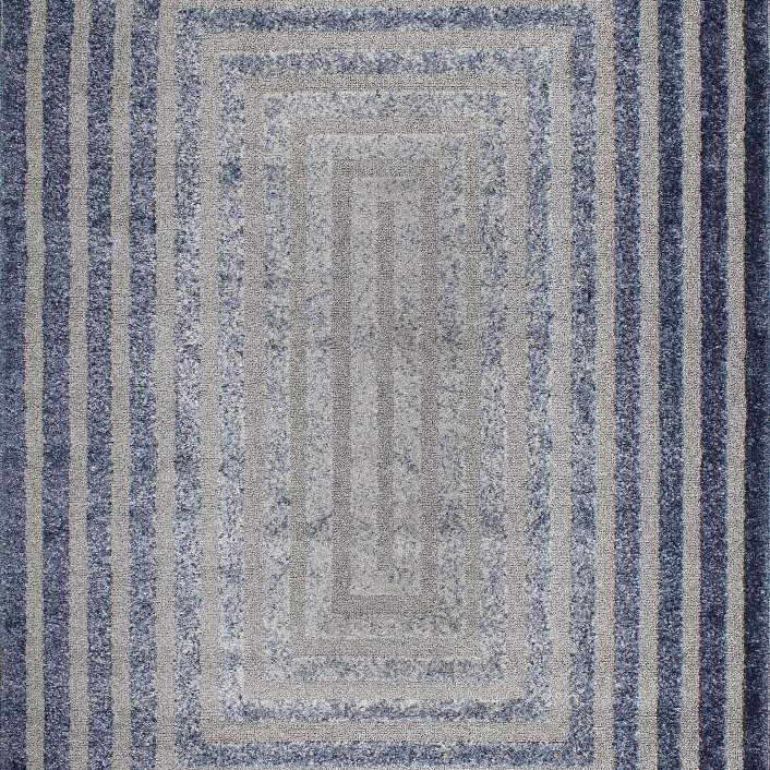 1604110-1 Rug - D-sign, Terni dark blue/cream, 80 x 120 cm