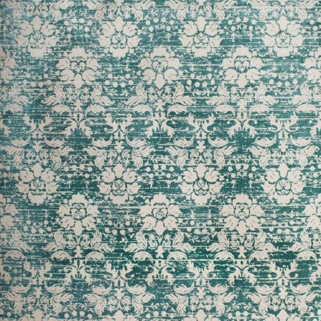 1604112-1 Rug - Pierre Cardin, Diamond 2081A cream/green, 160 x 230 cm