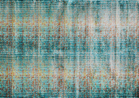 Rug - Pierre Cardin, Diamond 2783A green/red, 80 x 300 cm