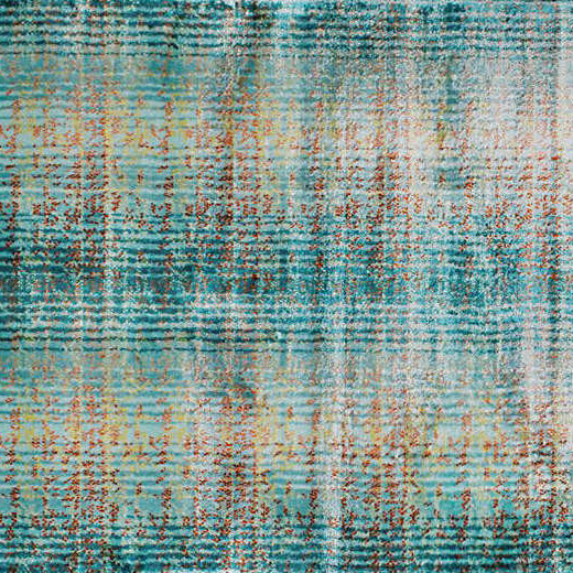 1604114-1 Rug - Pierre Cardin, Diamond 2783A green/red, 80 x 300 cm