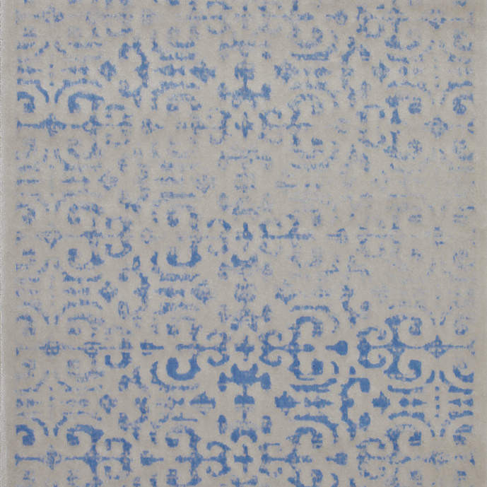 1604116-1 Rug - Pierre Cardin, Diamond 2798A beige/blue, 80 x 150 cm