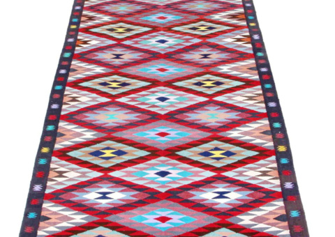 Hand-knotted Persian rug - Anbaran Kilim, 148 x 385 cm