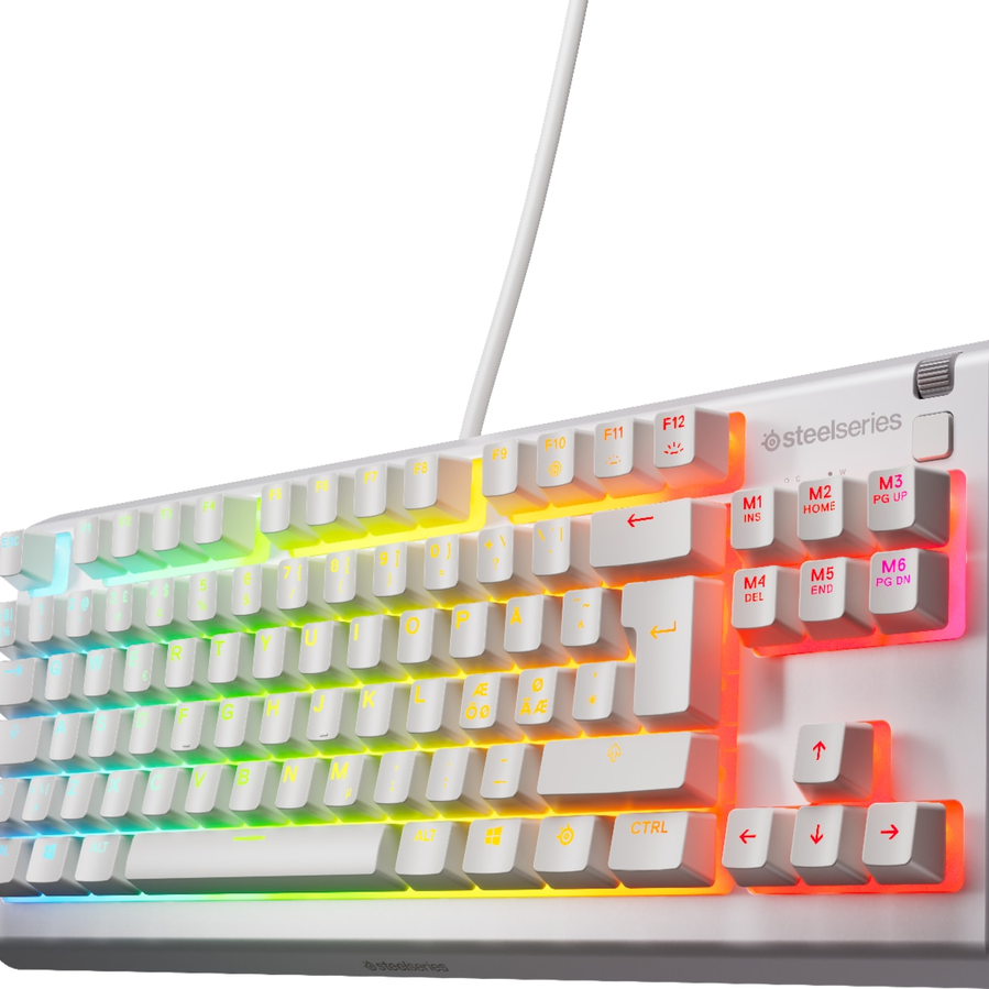 1603982-1 Gaming keyboard SteelSeries Apex 3 TKL (white)