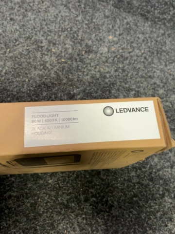 1603850-5 LED-strålkastare - Ledvance FL PFM 80W/4000K SYM 100 BK