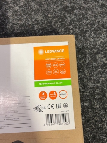 1603851-4 LED-strålkastare - Ledvance Floodlight Photocell